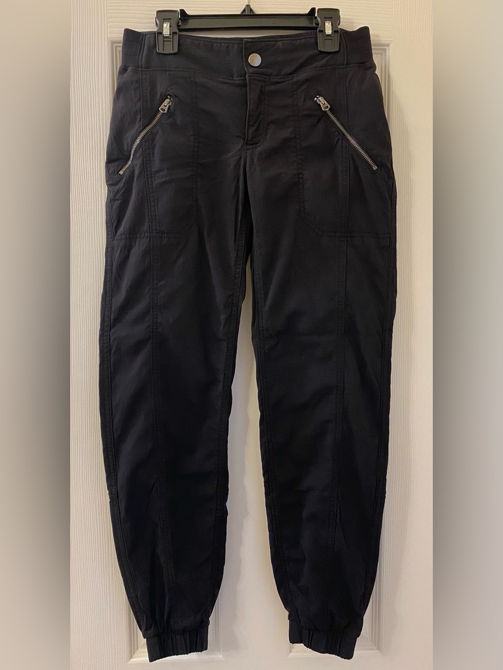 Athleta Black Cropped Jogger Pants